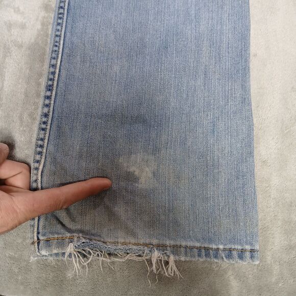 Vintage Levis Mens 36x28 (Tag 34x30) Blue 569 Loose Straight Denim Jeans Grunge - Picture 11 of 13